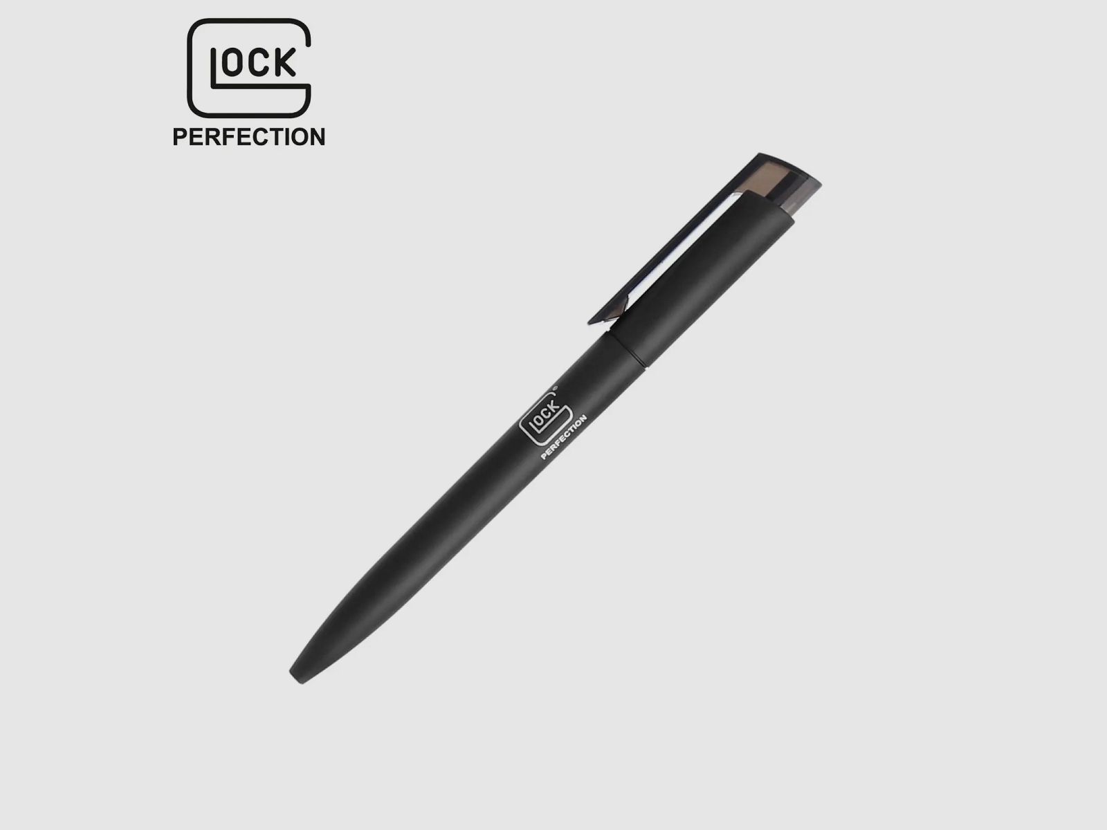 Glock Kugelschreiber „Perfection II“ – Schwarz – blaue Mine – 14 cm