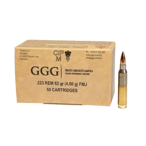 Amunicja GGG .223 Rem 62gr 4,00g FMJ
