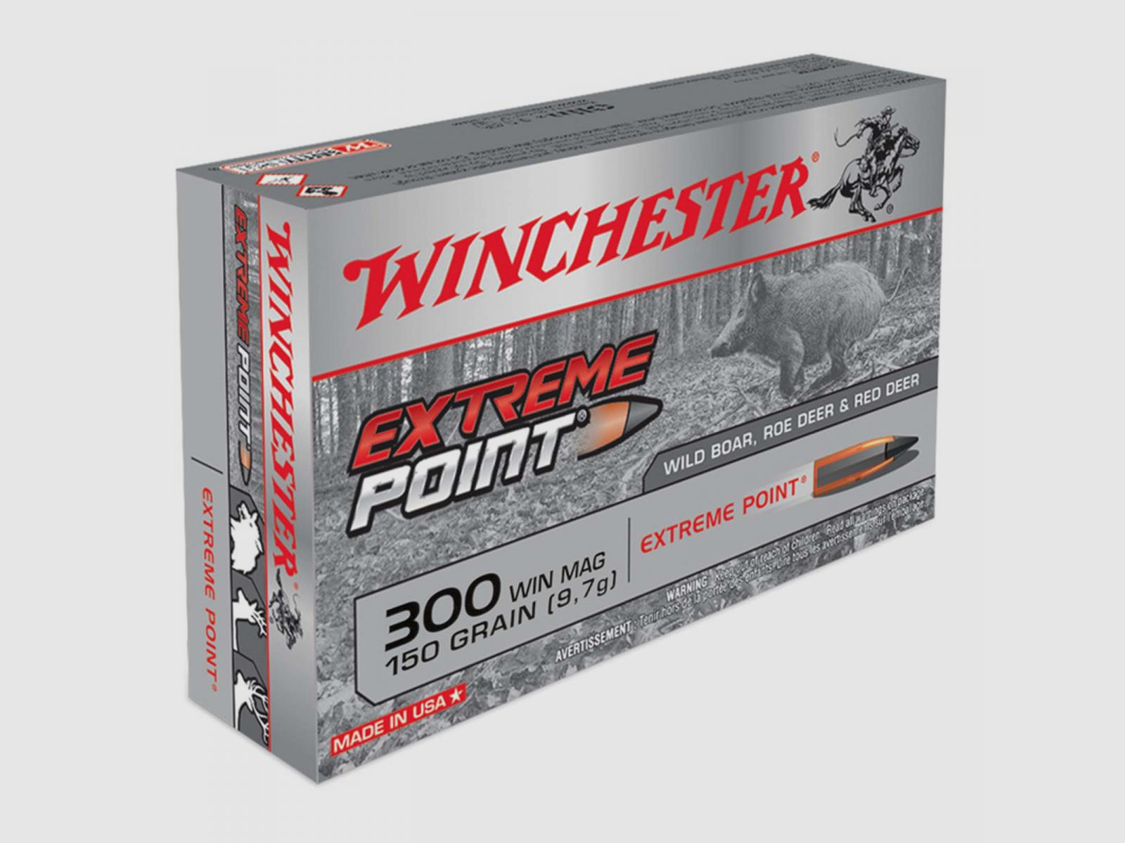 Winchester Extreme Point .300 Win. Mag. 150GR Extreme Point 20 cartridges