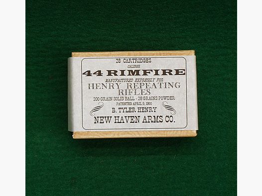 Replika	 Patronenschachteln .44 Rimfire