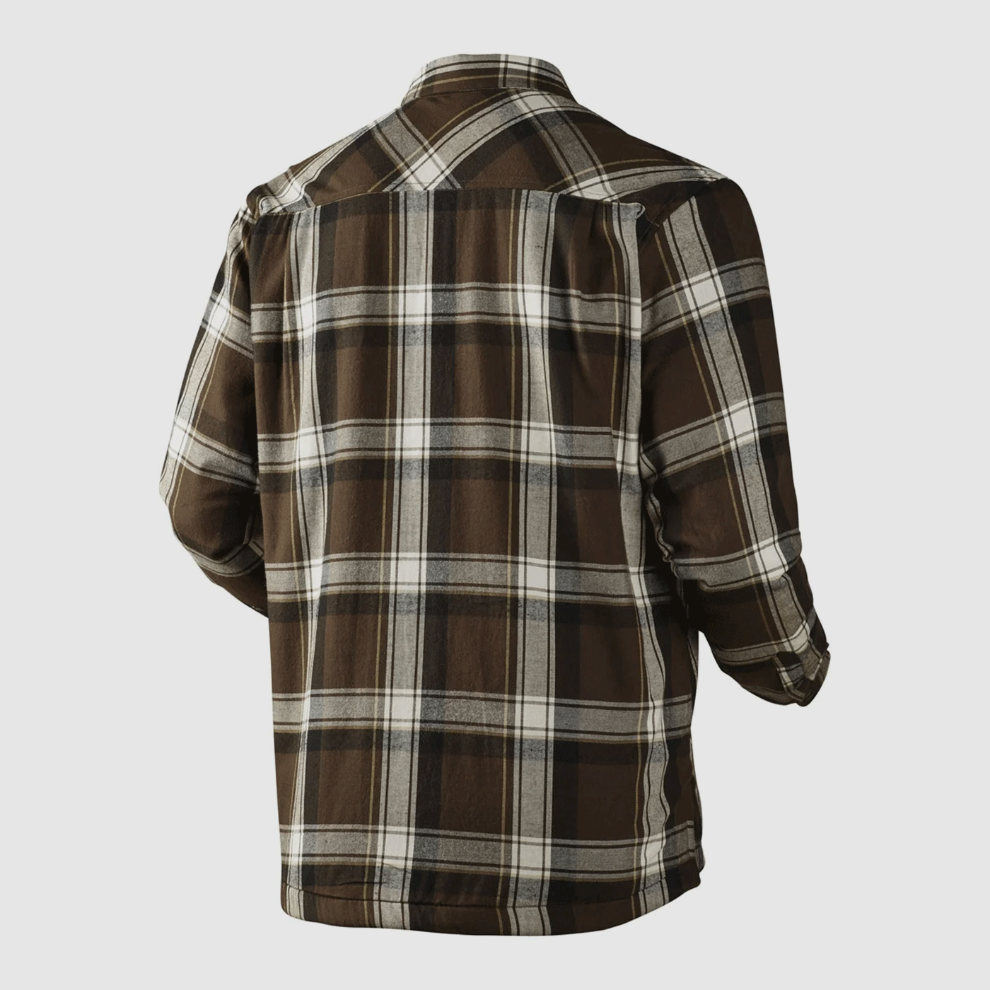 Chemise – SEELAND – MOSCUS SHIRT Demitasse Brown Check, image 2 sur 2