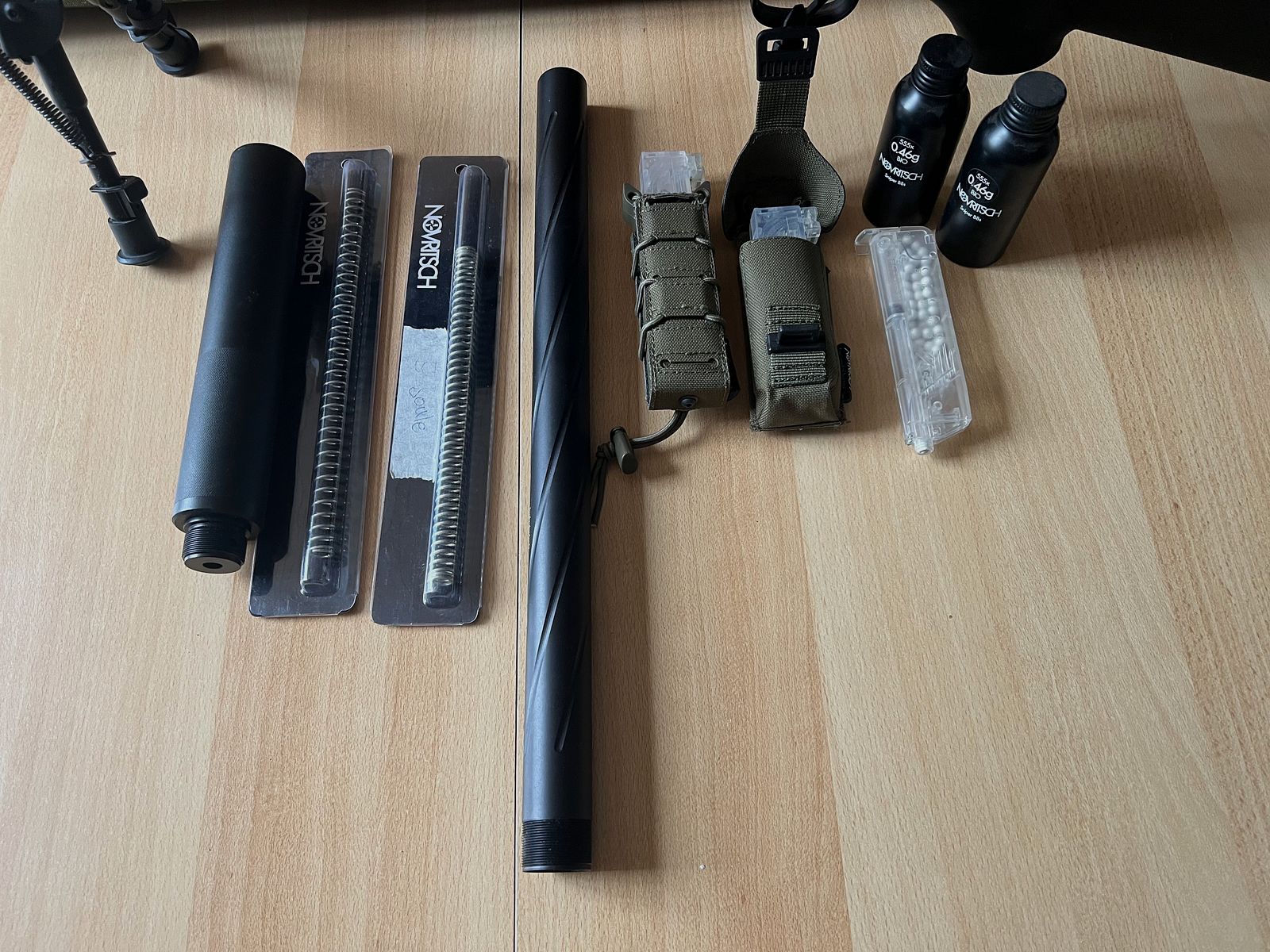 Komplettes airsoft set  novritch ( SSR 15 /SSG 10 / SSX 23)