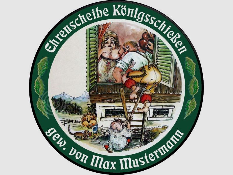 Schützenscheibe ECO-LINE Motiv 086