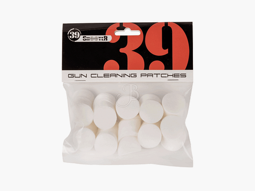 39 SHOOTER – GUN CLEANING PATCHES 1″ (600pz)