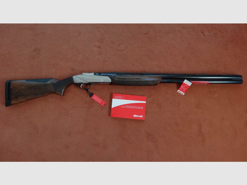 Benelli Bockflinte: Benelli 828U-Silver-Cal. 12/76