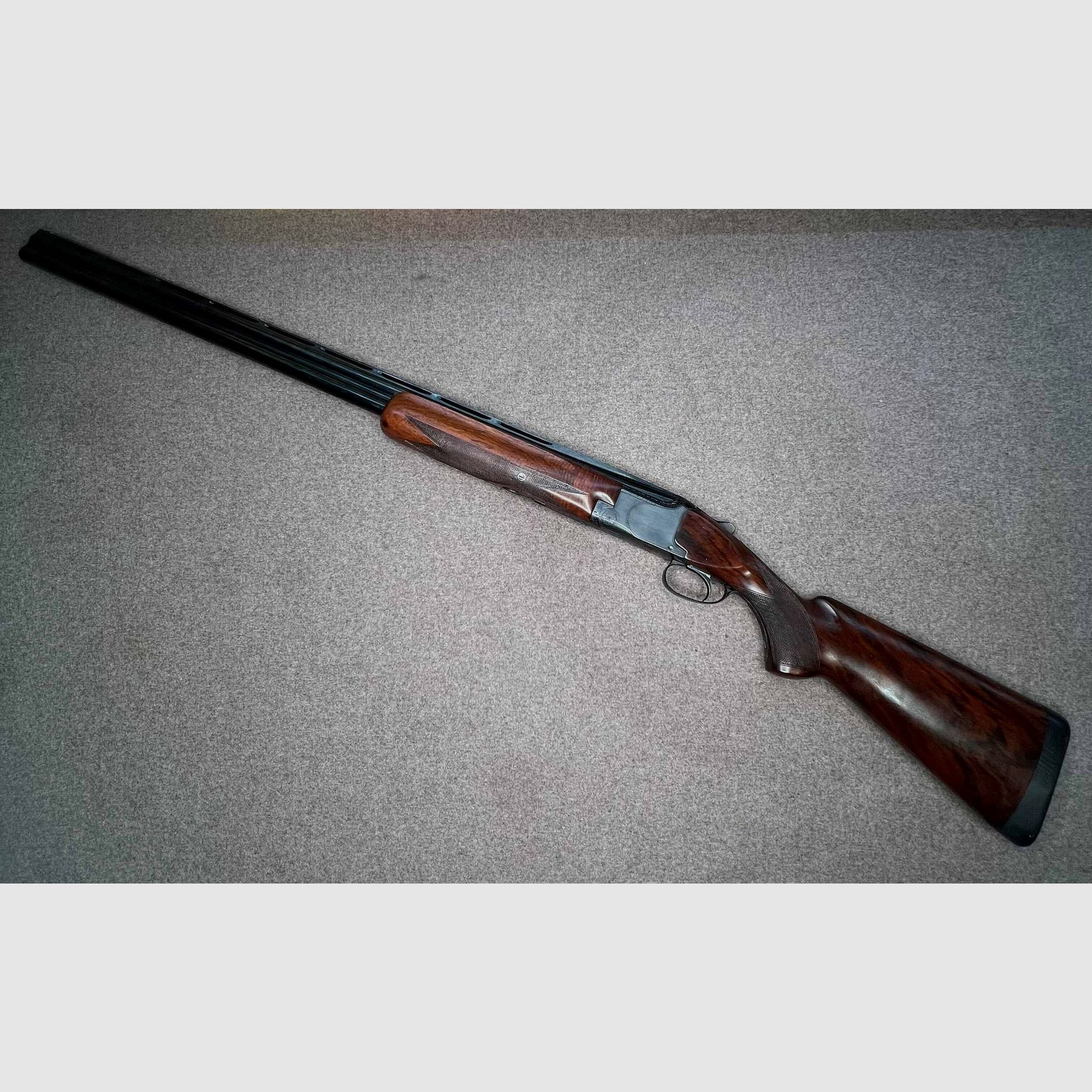 FN B25 bockdoppelflinte kal. 12/70, afbeelding 1 van 4