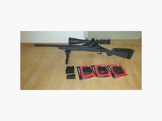 Savage 110 Tactical .308Win Repetierbüchse Büchse Magazin Zielfernrohr Hawk Zweibein Bipod 308 Win