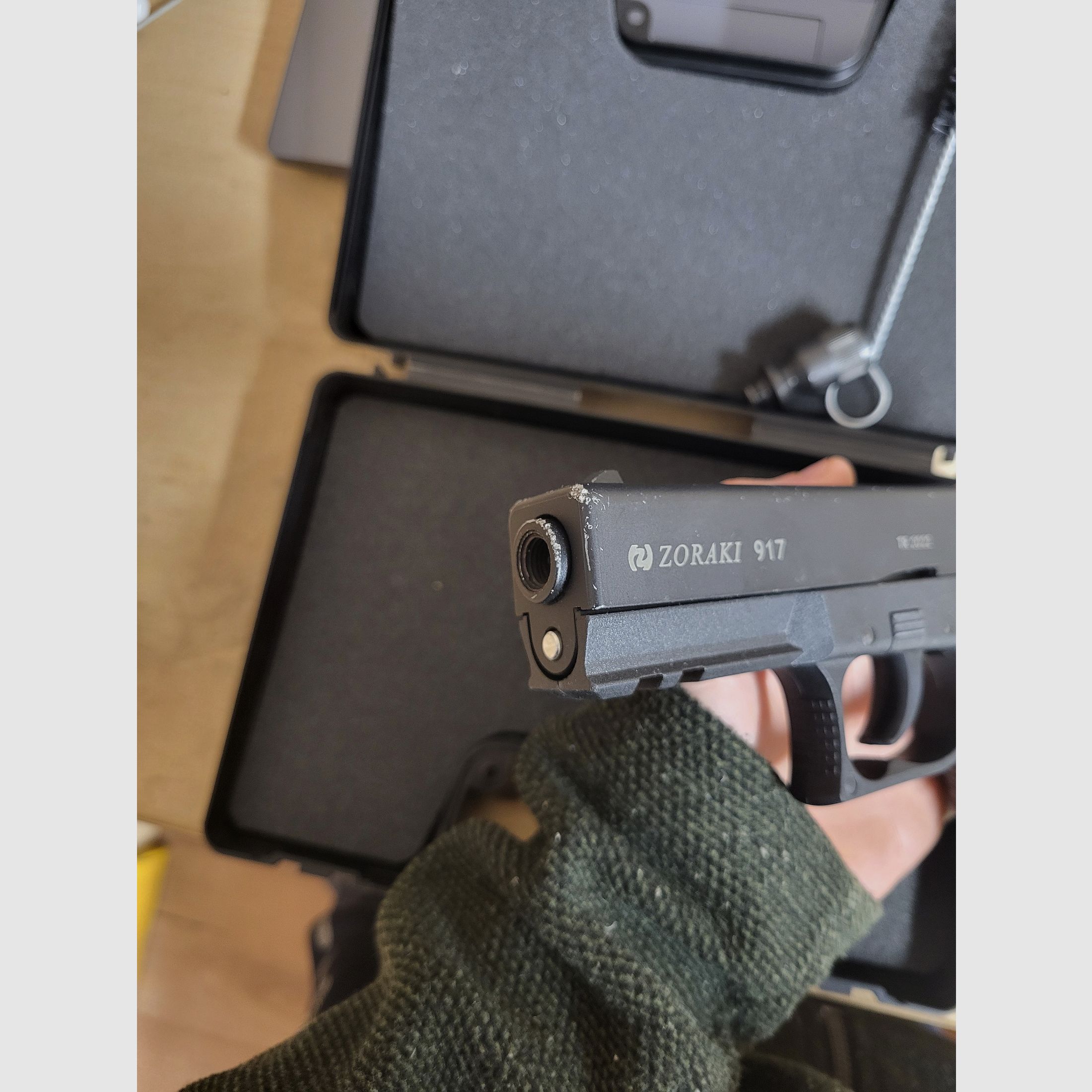 Zoraki 917 schwarz 9mm PAK SRS Pistole wenig genutzt