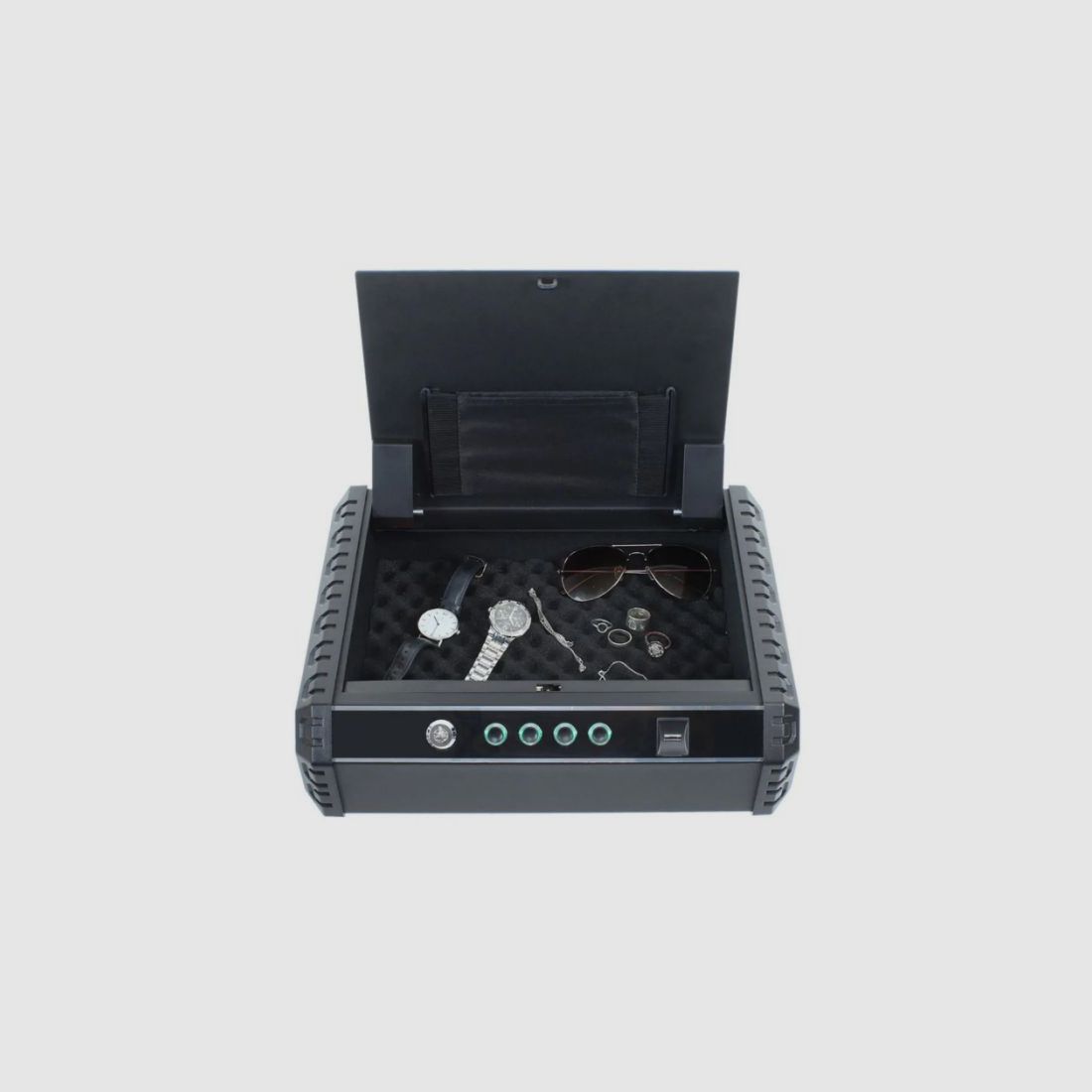 Rottner Pistolenkassette Gunmaster XL Fingerprintschloss schwarz, Bild 5 von 18