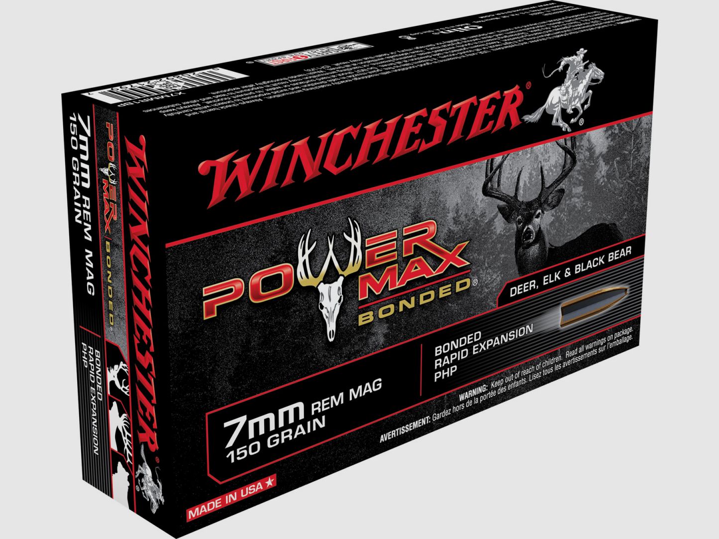 7 Rem Mag Power Max Bonded 9,7g / 150grs
