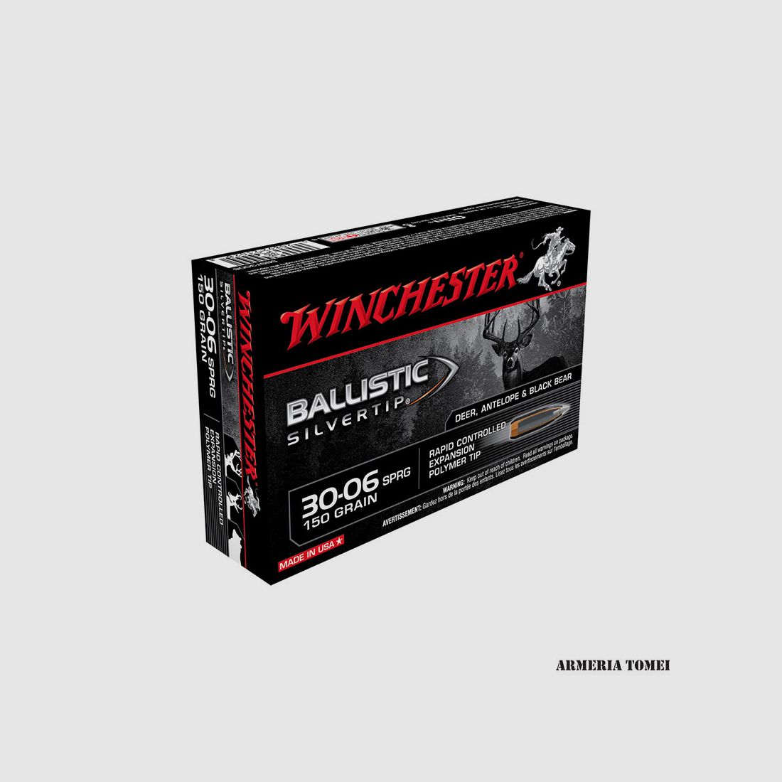 WINCHESTER – 30-06 SPRG BALLISTIC SILVERTIP 150GR, image 1 of 2