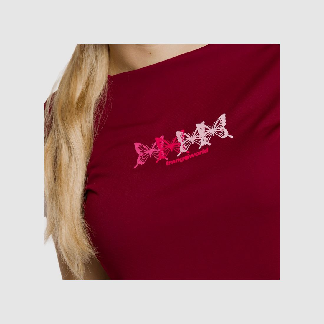 Trangoworld T-SHIRT KEMPSEY BURDEOS, Bild 4 von 4