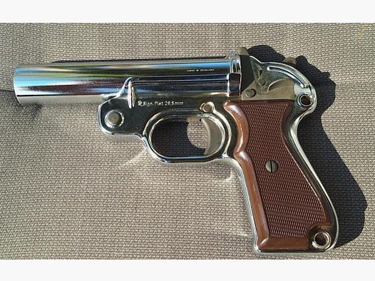 Pistol flare Geco / Diana chromée en état neuf, jamais tirée !
