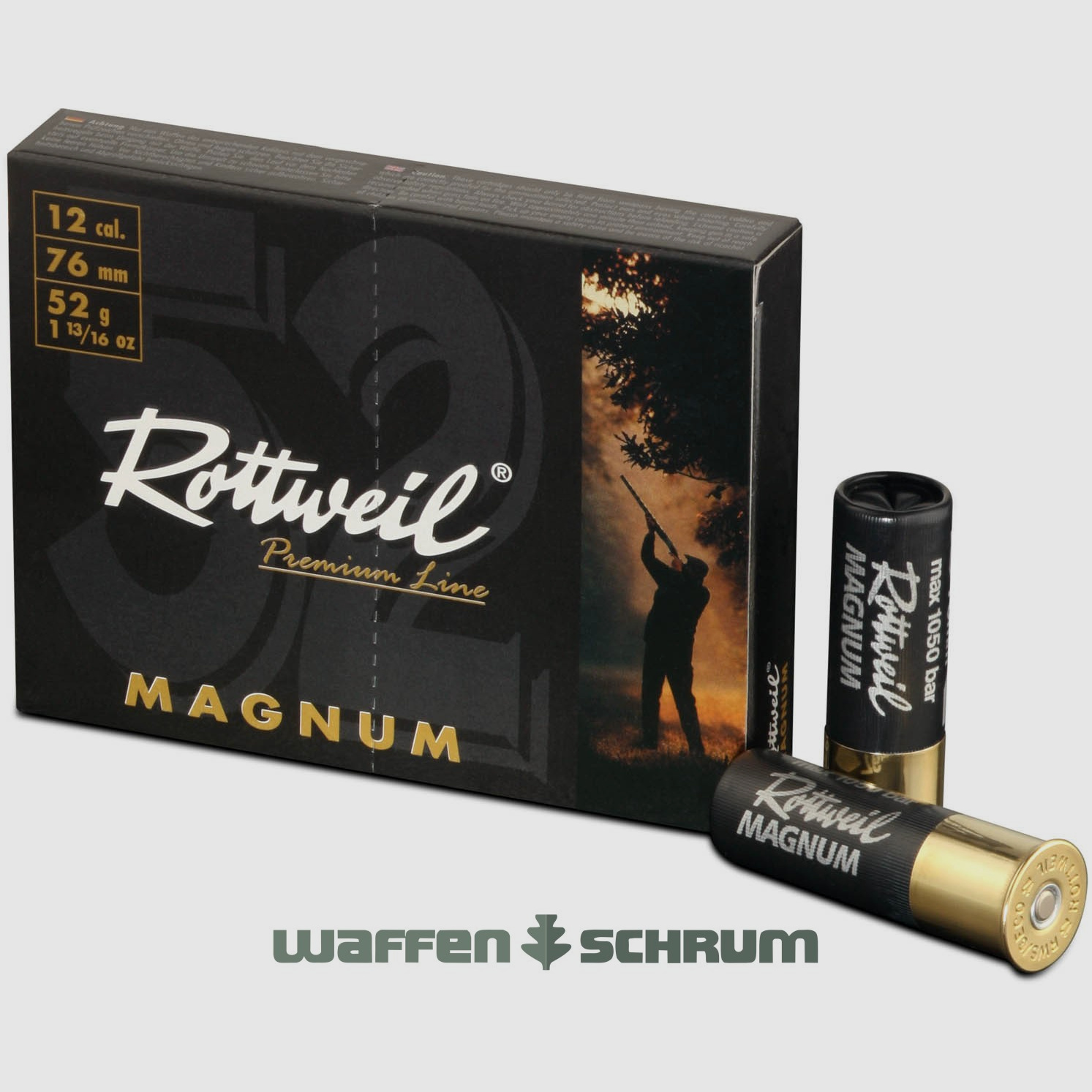 Rottweil 12/76 Waidmannsheil Magnum  4,0mm - 52g