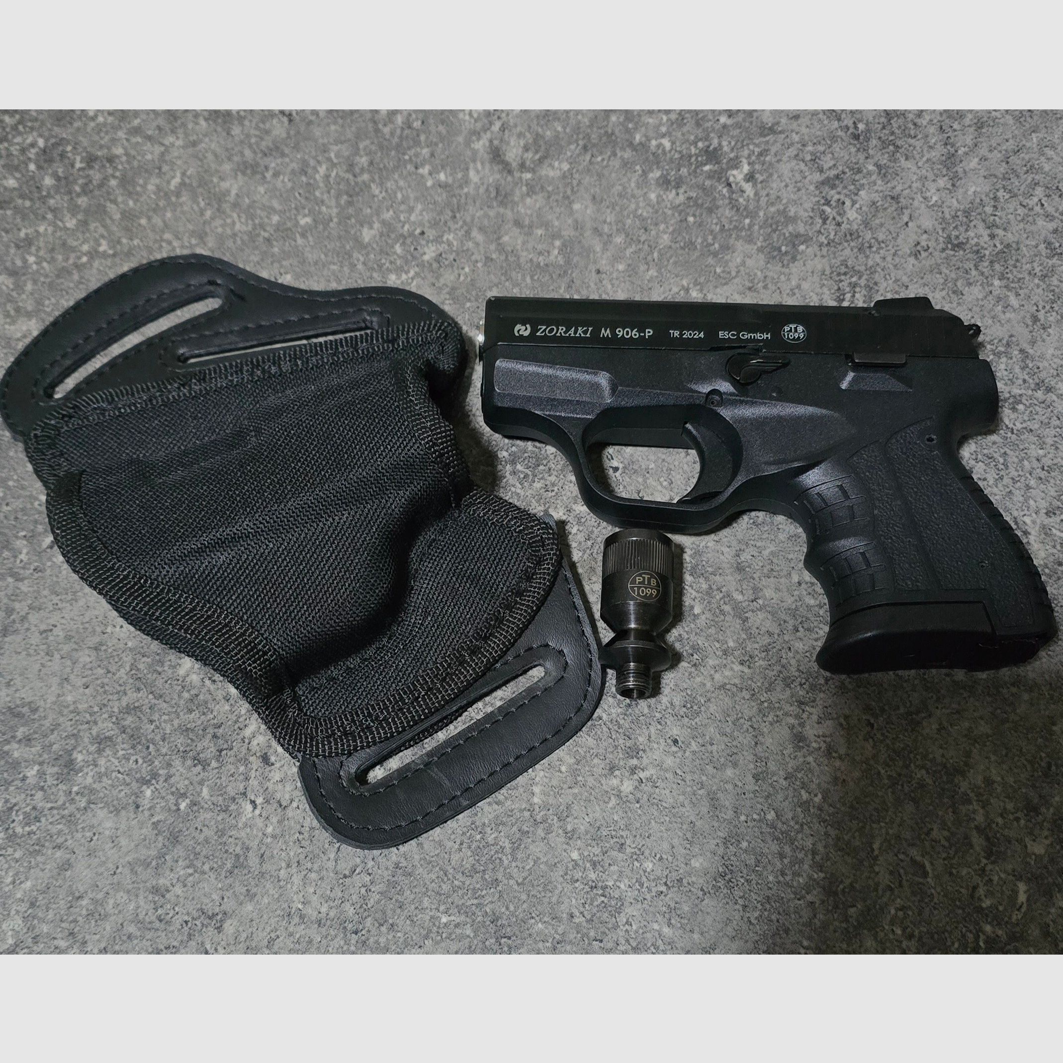 Zoraki 906 Schreckschuss 9mm PAK Silvester Zwart Chroom