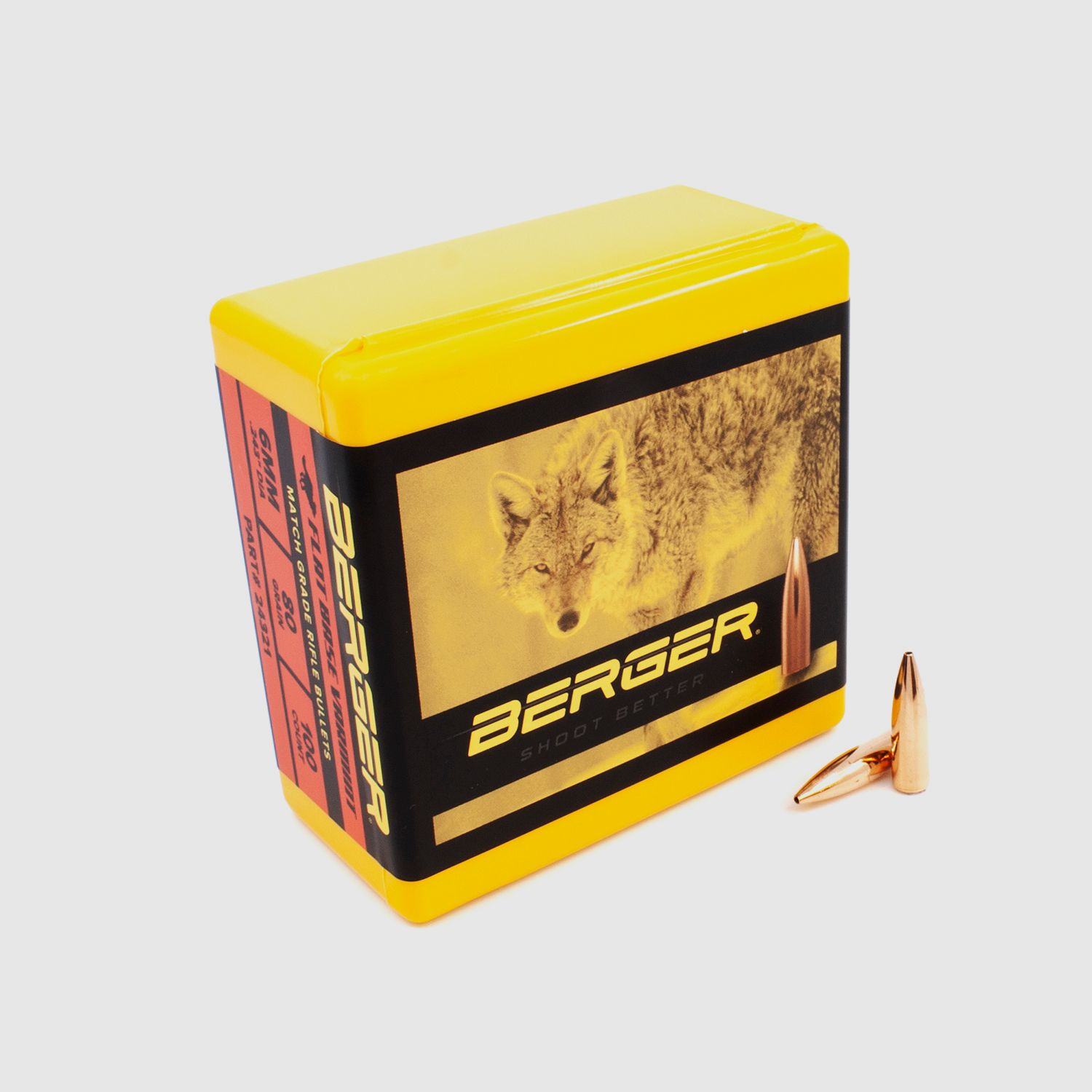 Proiettile Berger 6mm/.243 FB Varmint 80GR 100 pezzi