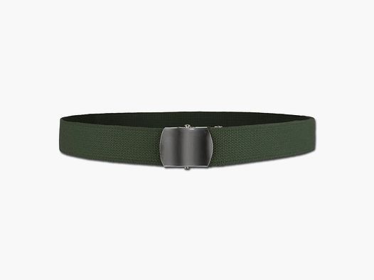 Mil-Tec Mil-Tec US Hosengürtel Silver Buckle 38 mm oliv