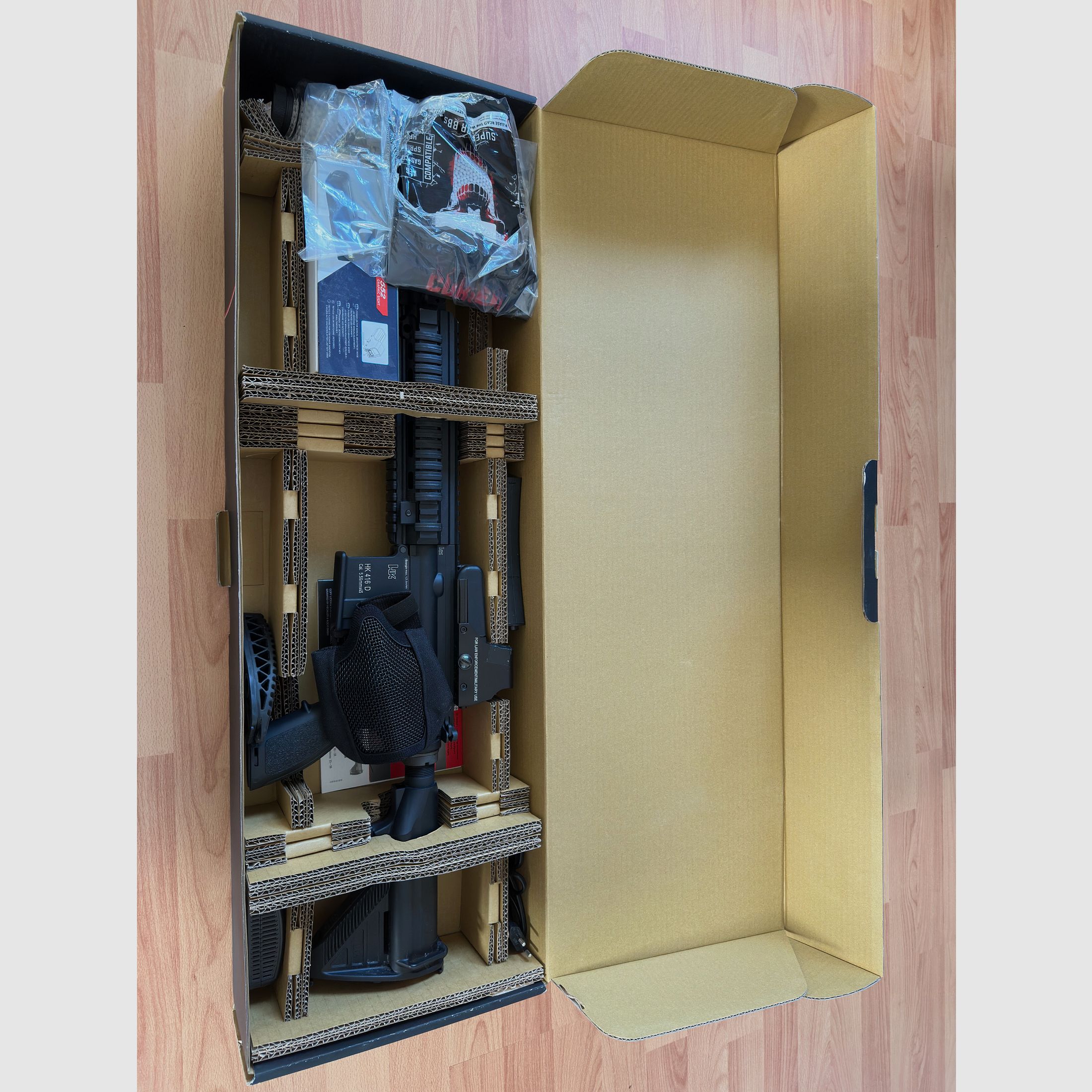 VFC HK416 CQB V2 S-AEG électrique Airsoft 6 mm BB + accessoires + OVP