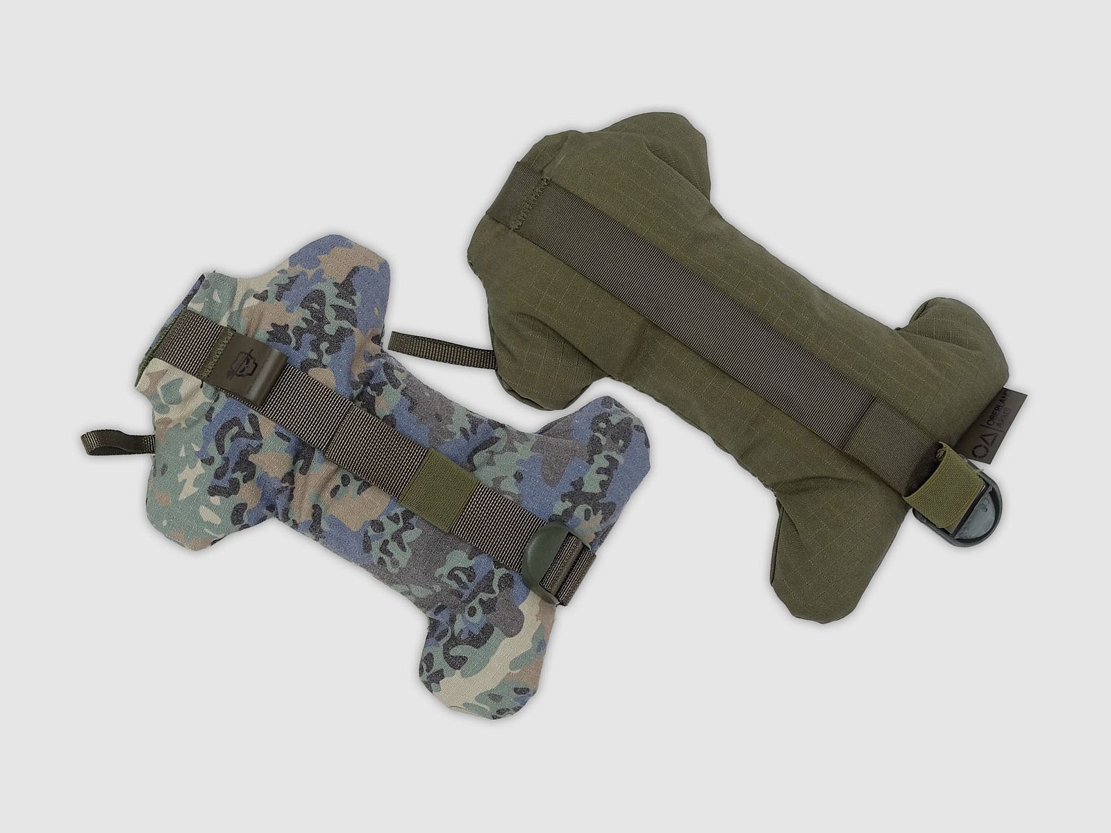OA Bone – innovative einstellbare Gewehrauflage, 50/50 Polycotton, Neutarn oder Steingrau-Oliv, Bild 1 von 4
