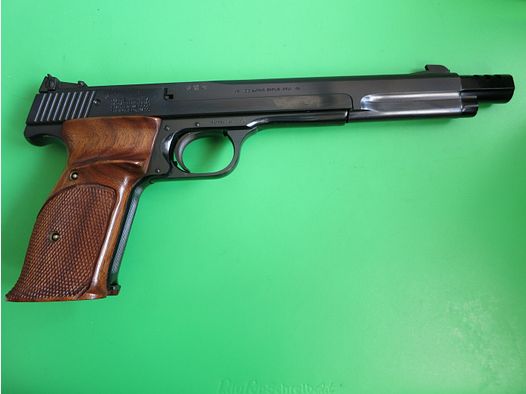 High-End Sportpistole Smith&Wesson Mod. 41, .22 lfB,  7,5" Lauf mit Kompensator, wie neu, absolute Sammler-Rarität   #40