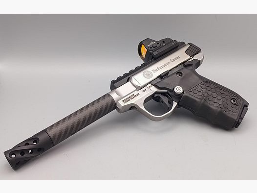 Smith & Wesson Performance Center SW22 Victory Target – .22 lfb / .22 LR mit Carbon-Lauf und Red-Dot-Visier