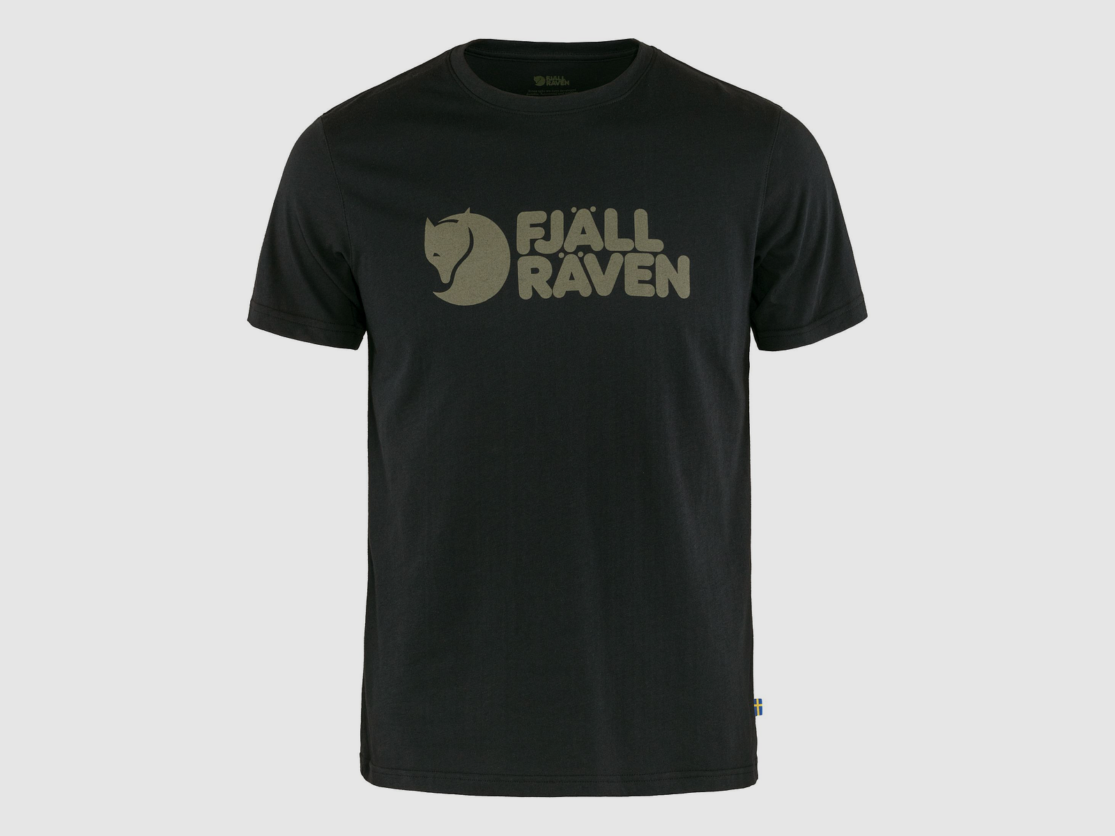 Fjällräven Logo T-shirt M – Black, billede 1 af 2