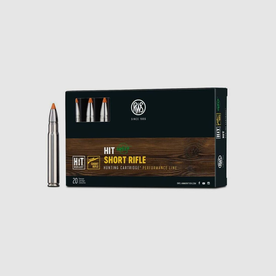 RWS HIT Short Rifle16,2g 250gr à20