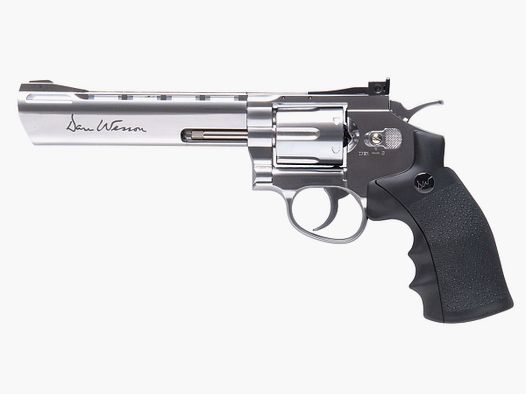Dan Wesson 6" Silver 4.5mm BB - Compressed Air Co2