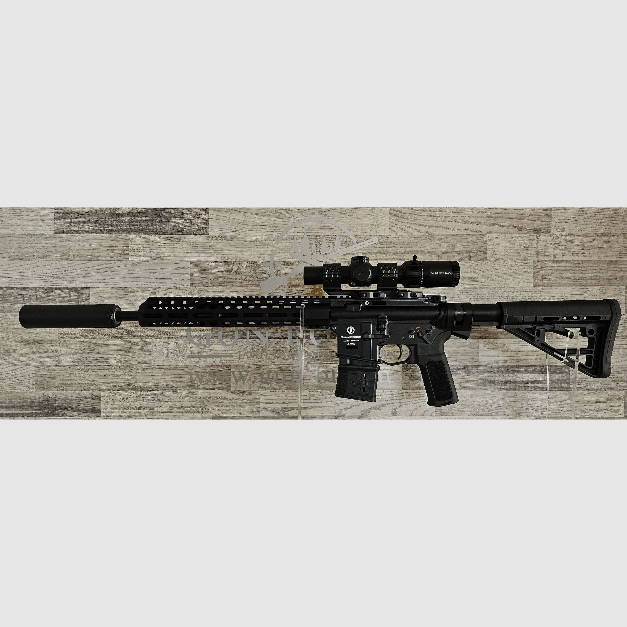 Schmeisser AR15 M4FL 14.5" Black Cal. .223Rem with Vortex Strike Eagle + SD - New merchandise from specialist retail