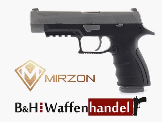 Neu: MIRZON Griffmodul / Griffstück für Sig Sauer P320 Pistole Enhanced Black - frei verkäuflich ohne EWB! - X5 X-Five SIG Polymerpistole Griffrahmen