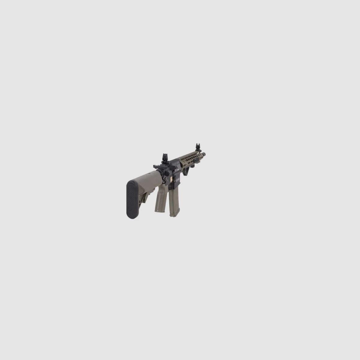 SA M4 Carbine M-LOK (RRA SA-P14 PRIME™ Aster II ETU BLDC™) Rifle Airsoft Libre a partir de 18 - Negro/Verde -F-