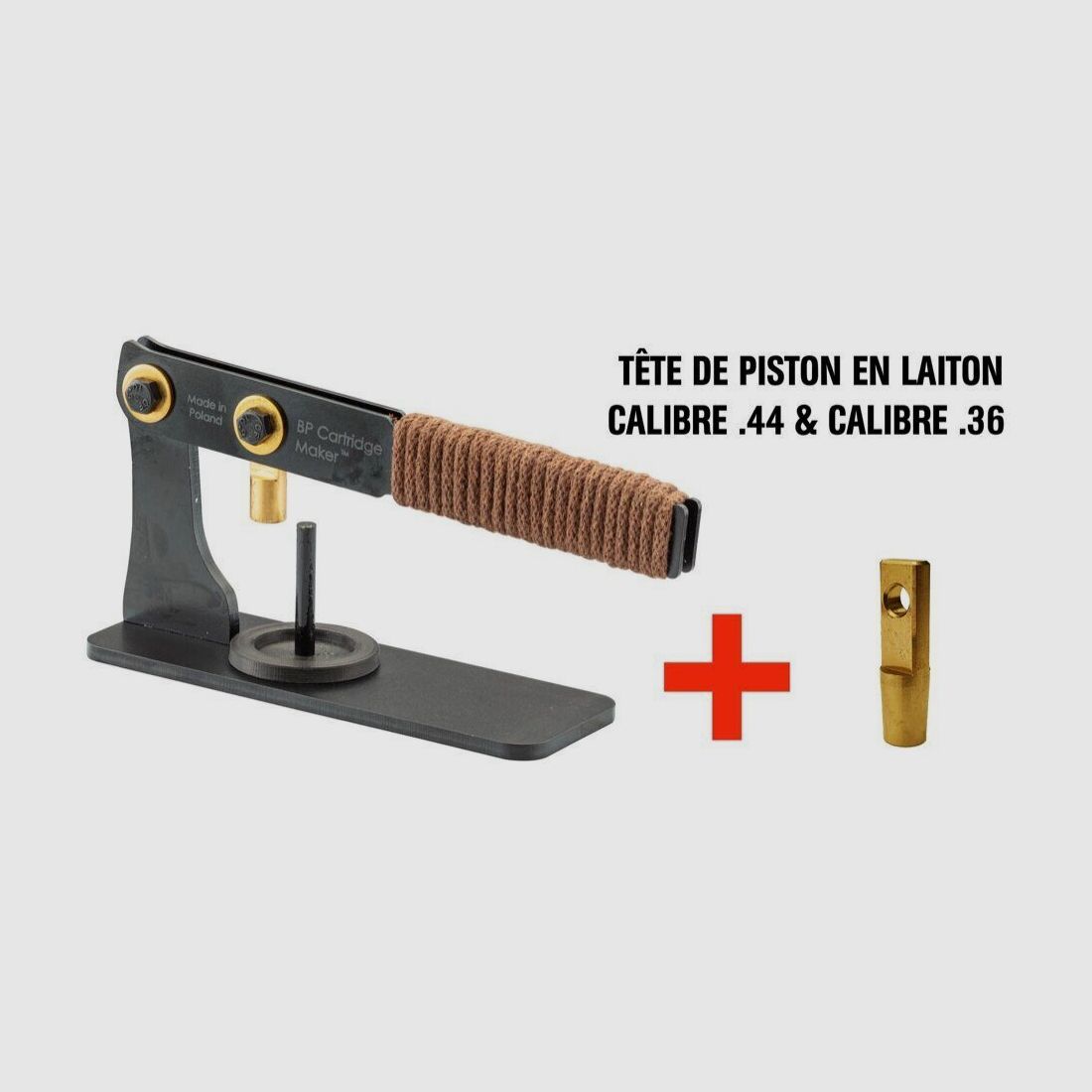 Kit BP Maker Cal 44 et 36: Presse pour barillet + support + poire + kit cartouches papier + amorceur Pack BPMaker, image 3 sur 10