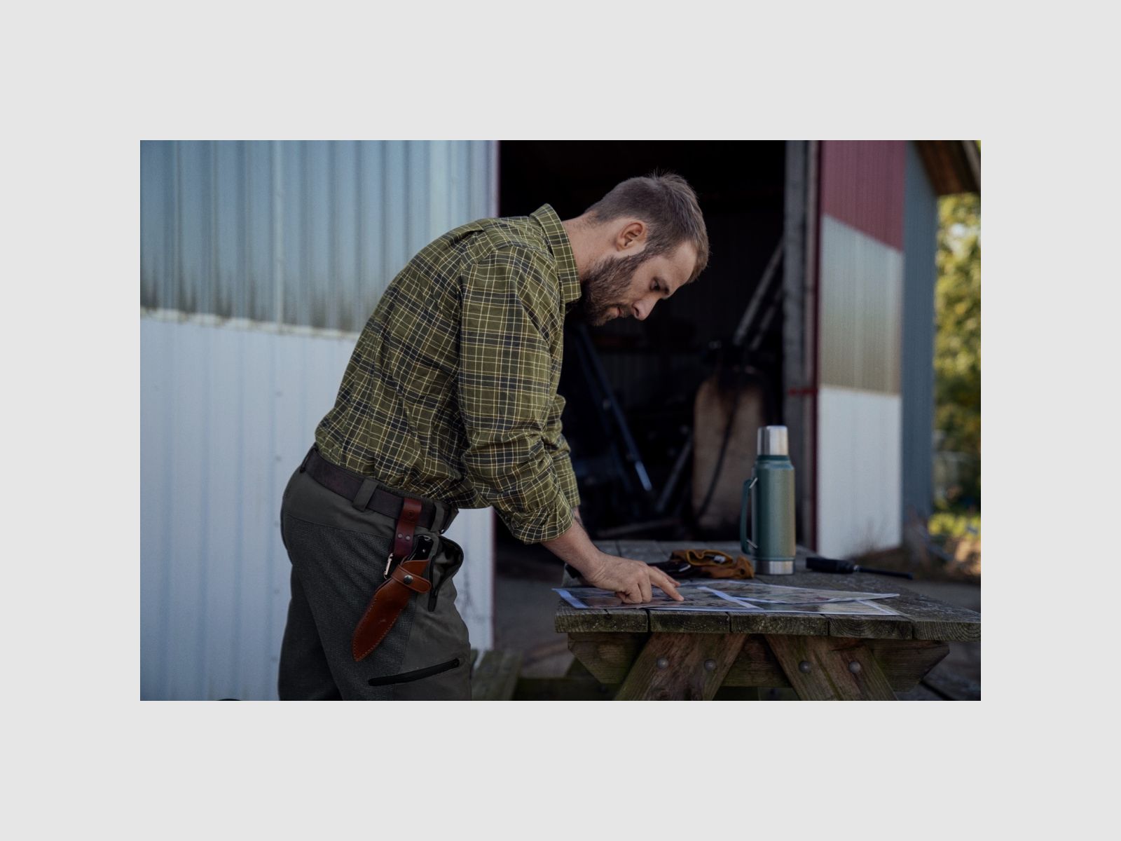 SEELAND Highseat Hemd Burnt Olive