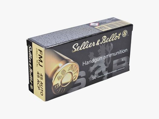 Sellier & Bellot .45 Auto FMJ 230grs / 14,9g