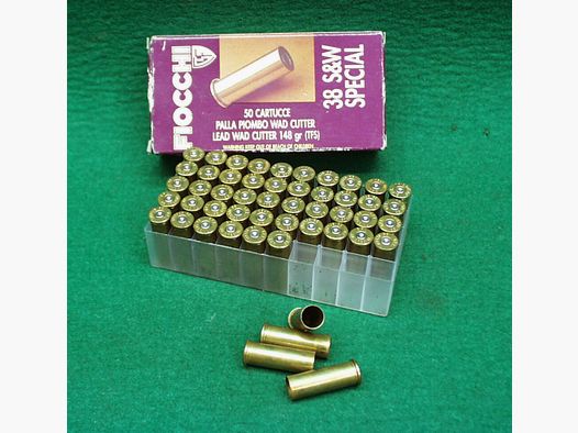 Fiocchi Hülsen Kal.38Special, gebraucht