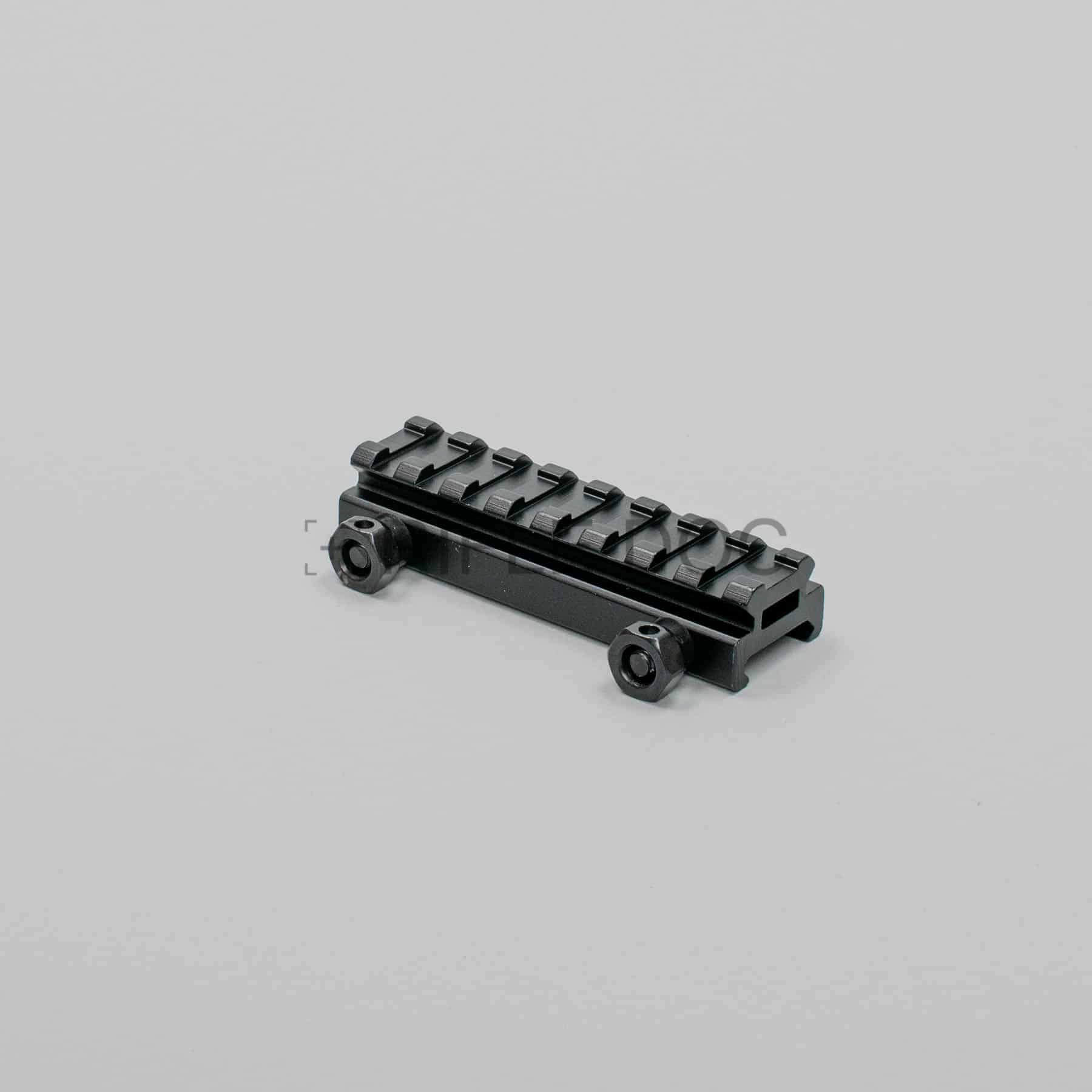 21 mm Weaverschiene  / Picatinny Erhöhung Sichtkanal Low Profil
