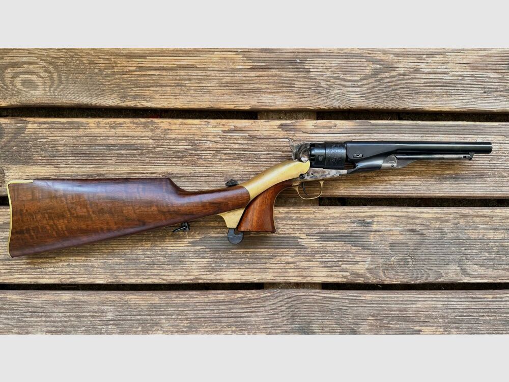 Colt Army 1860 mit Anschlagsschaft .44(BlackPowder)