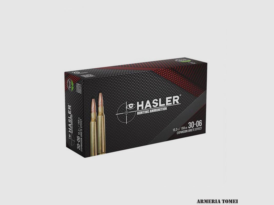HASLER – .30-06 EXPANSION EFFECT ARIETE 10.3G / 159 GR, image 1 of 2