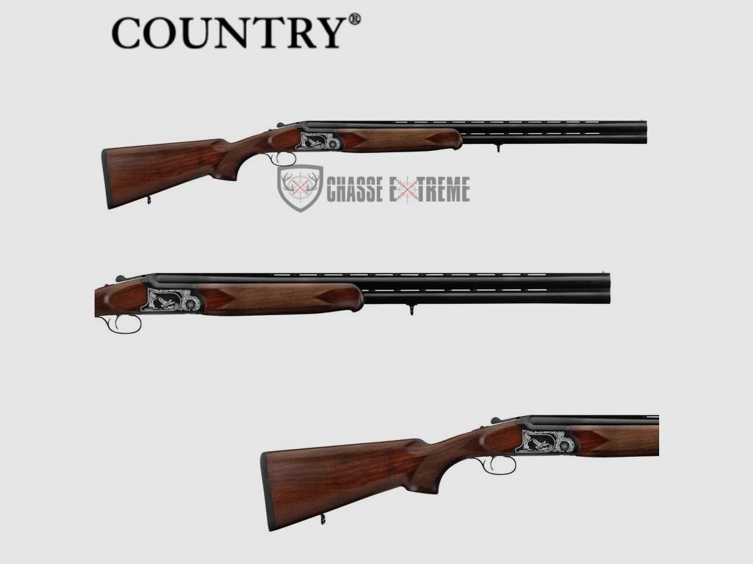Fusil COUNTRY Bois Poncé Huilé Cal 12/76, image 1 sur 3