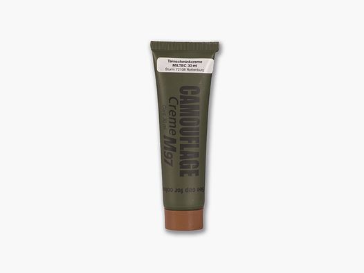 MILTEC Crema de camuflaje marrón tubo de 30 g.
