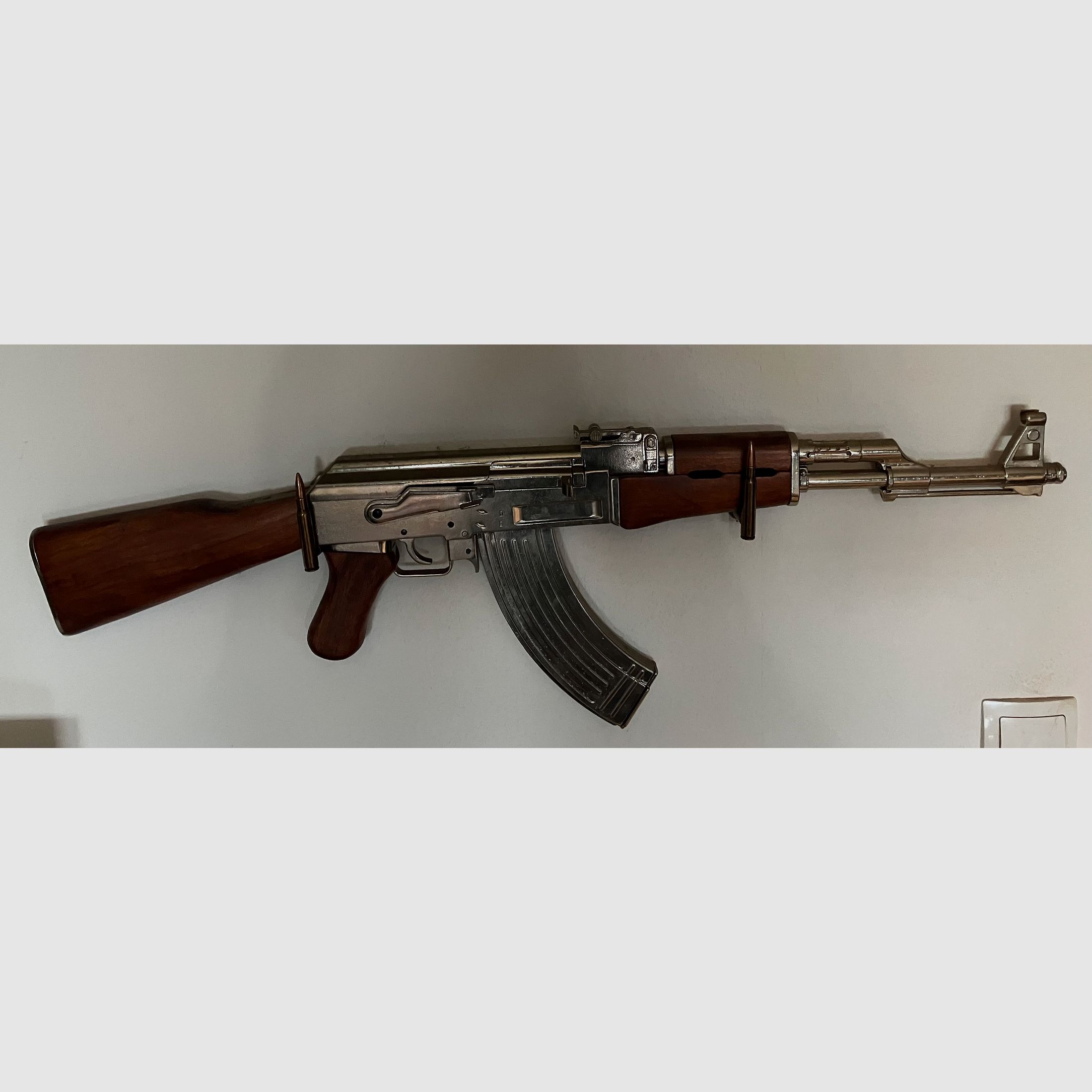 AK 47 Plata Decorativa