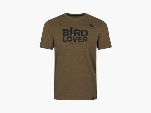 T-SHIRT SEELAND BIRD LOVER DARK OLIVE