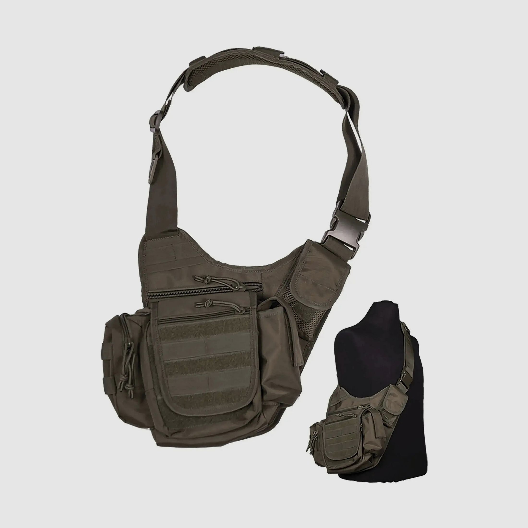 Mil-Tec Mil-Tec Bag Sling Bag Multifunction - Olive