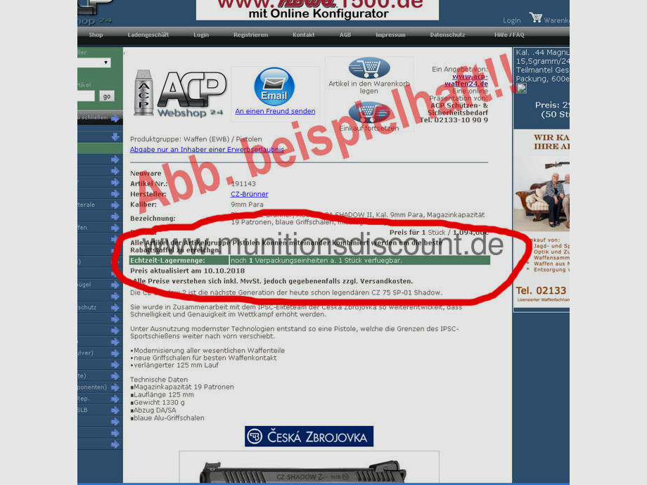 Aguila Standart Geschwindigkeit