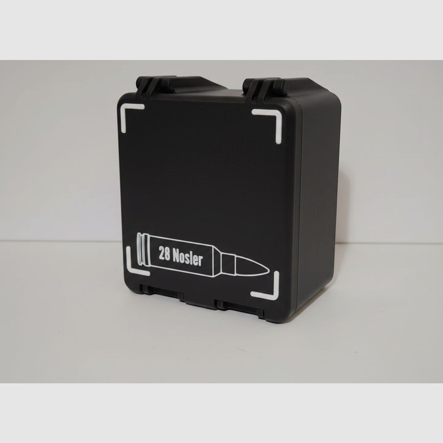 Filamelt Munitionsbox / 28 Nosler / 'Klapp- / Rastdeckel' / Patronenbox, Ammo Box