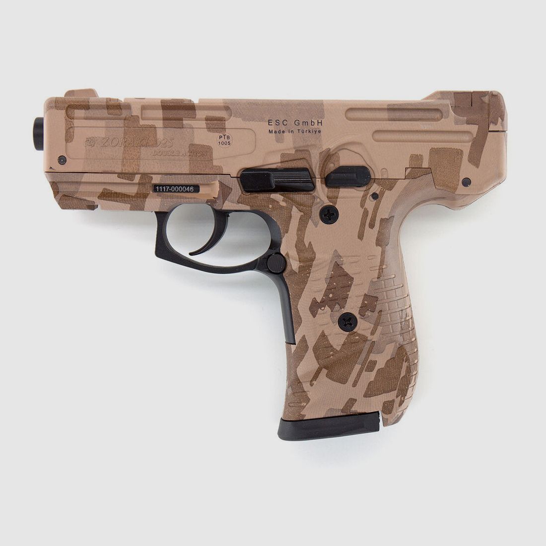 Zoraki	 Zoraki - 925 16/25 Schuss 9 mm P.A.K. camo