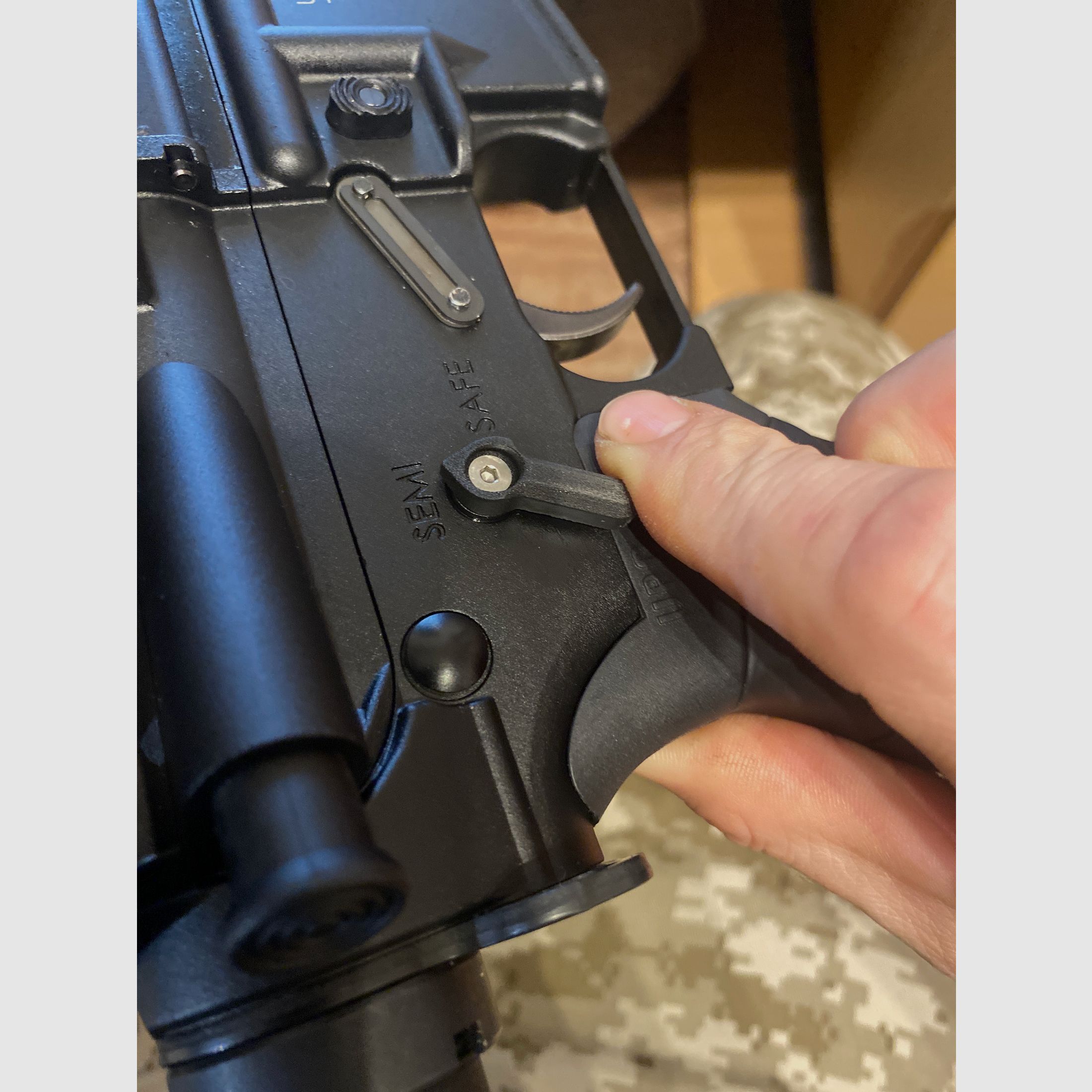 Tippmann M4-22 AR15 interruttore di sicurezza 45 gradi + ambidestro