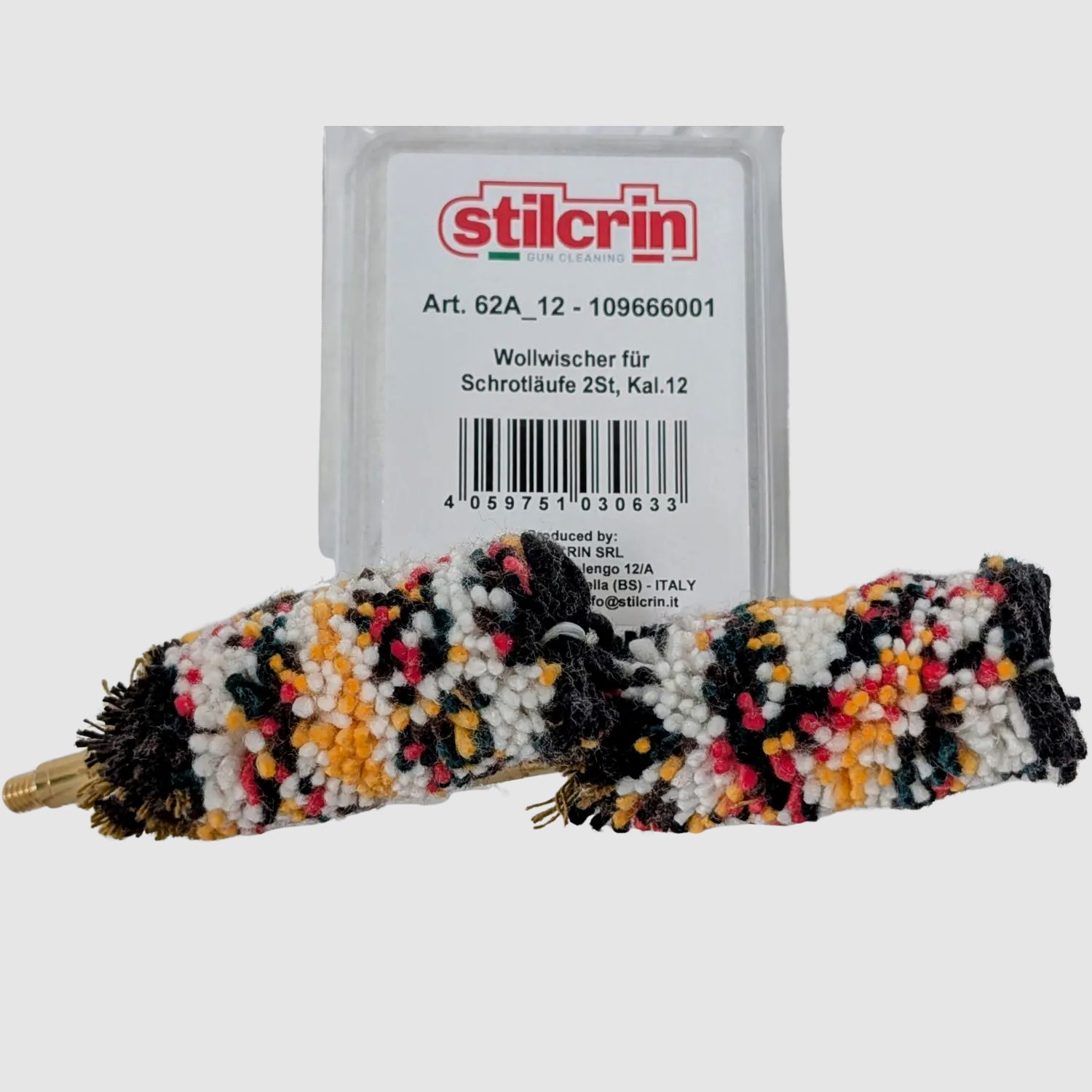 Estilo Crin Paño de Lana para Caños de Escopeta Cal. .12, 2-Pack