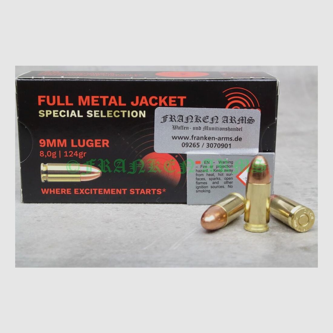 Geco 9mm Luger VMR Special Selection 124gr. 8.0g 50 pieces tiered prices