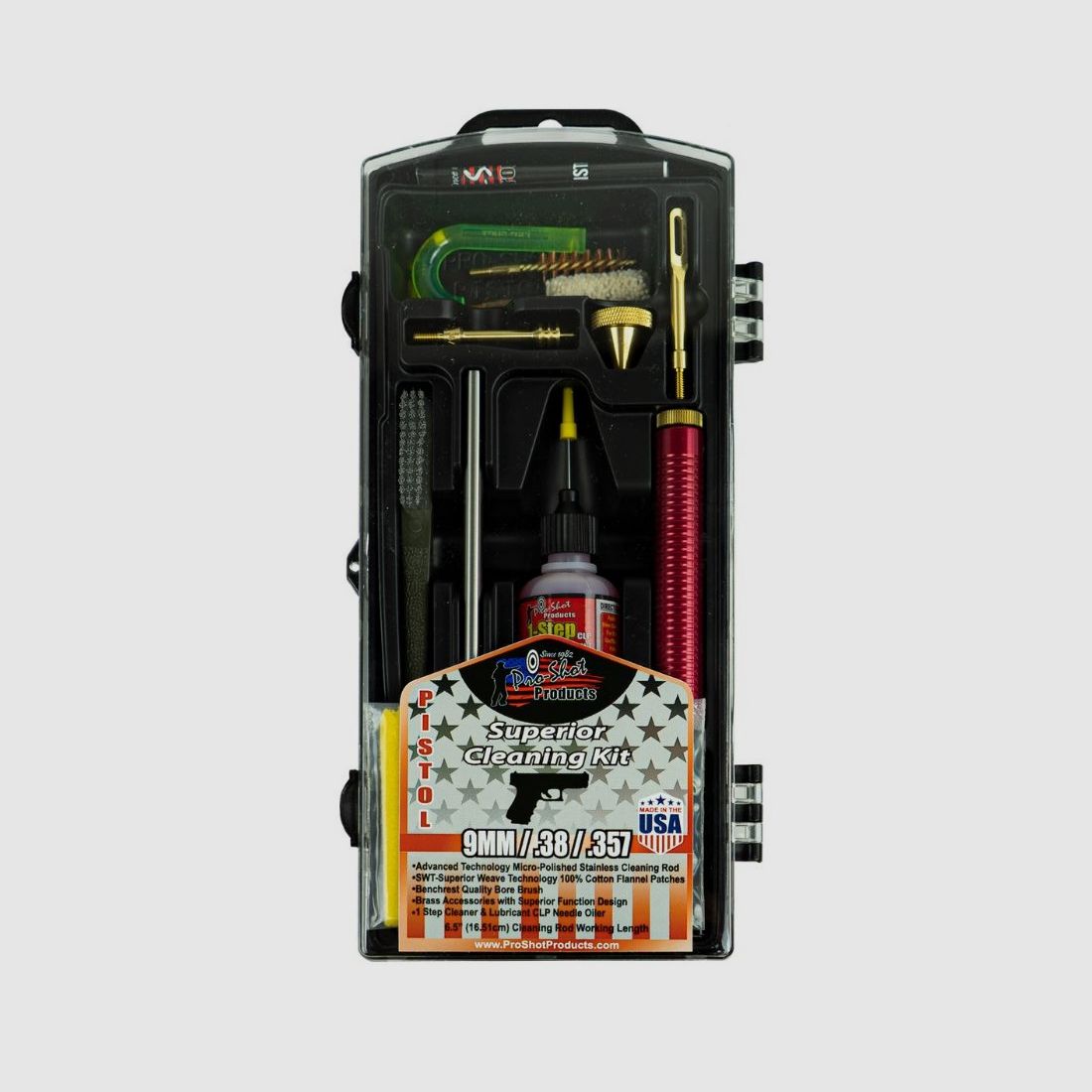 Kit di pulizia 16,5 cm Pistola